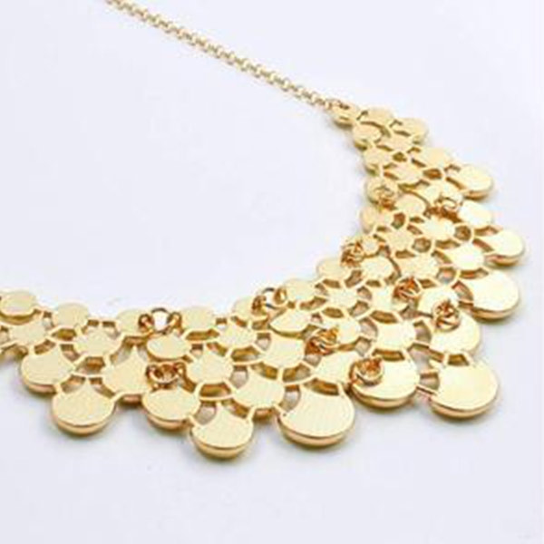 Retro Green Drips Multi-layer Necklace