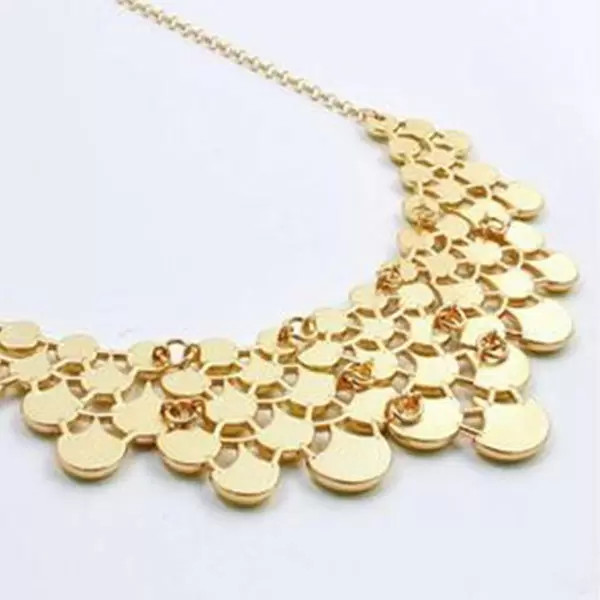 Retro Green Drips Multi-layer Necklace