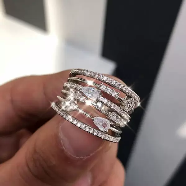 Handmade Split Shank 925 Sterling Silver Wedding Band