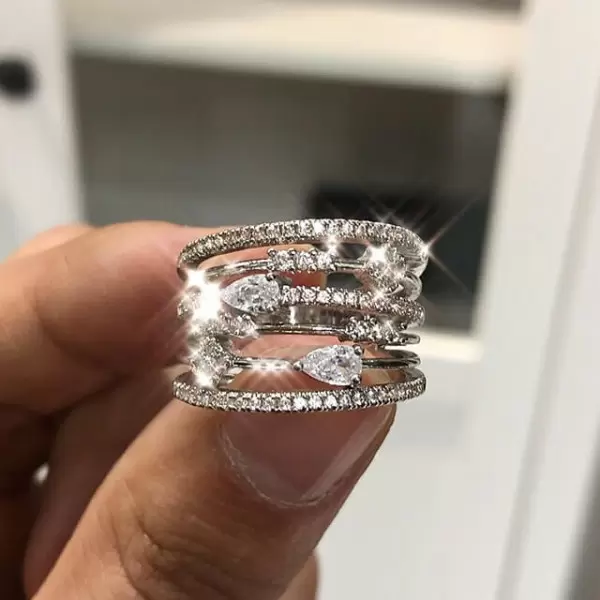 Handmade Split Shank 925 Sterling Silver Wedding Band