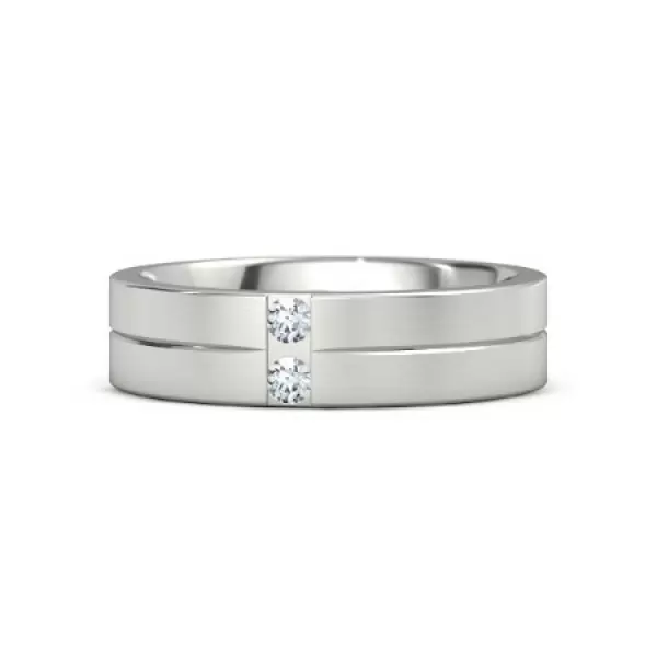 Handmade Sterling Silver Snake Eye Men's Band Ring