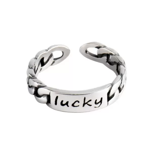 925 Sterling Silver Handmade Lucky Ring