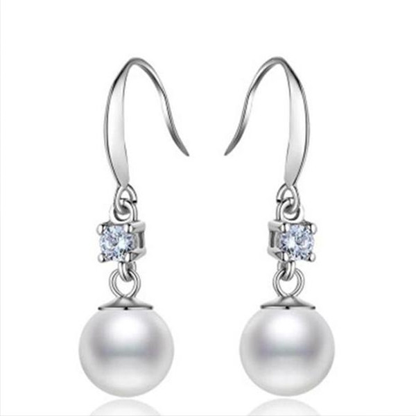 Classic Pearl Sterling Silver Earrings