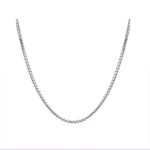 Ladies' 0.8mm Adjustable Box Chain Necklace