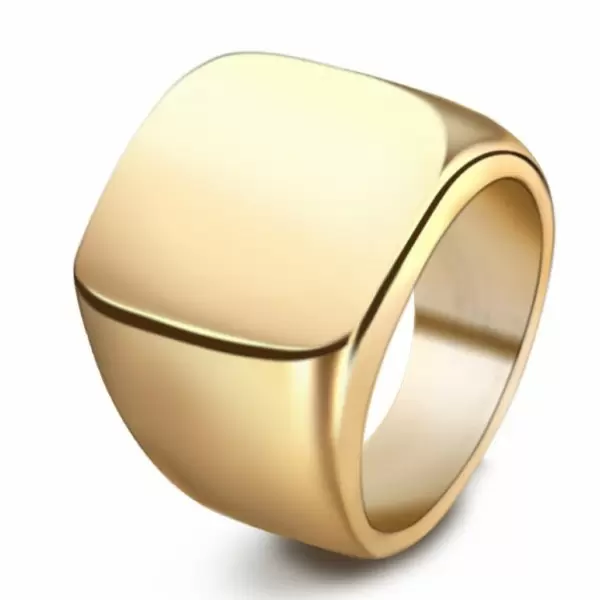 18mm Width Titanium Steel 4 Colors Men's Ring Band