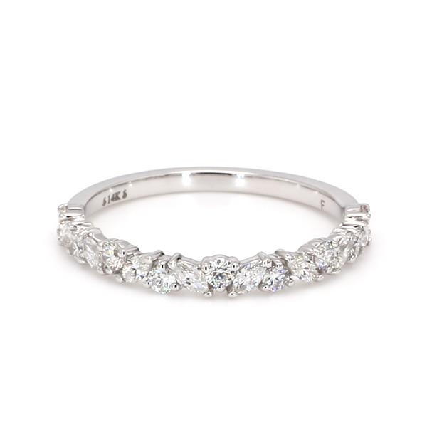 Handmade Unique Diamond Wedding Band