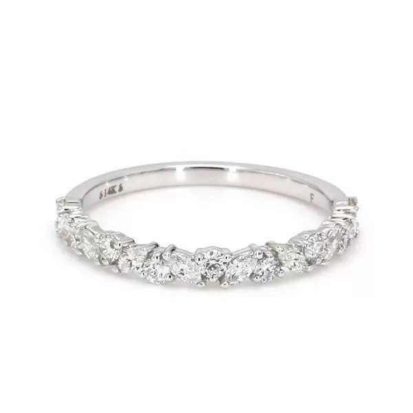 Handmade Unique Diamond Wedding Band