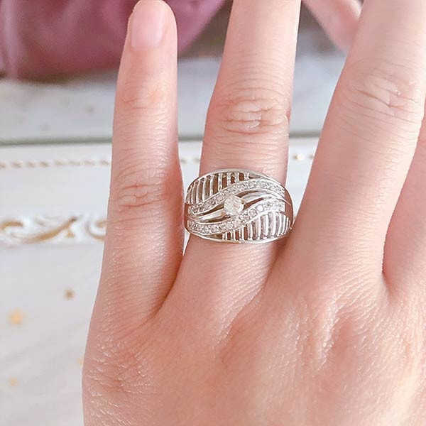 Handmade Fancy Sterling Silver Wedding Band