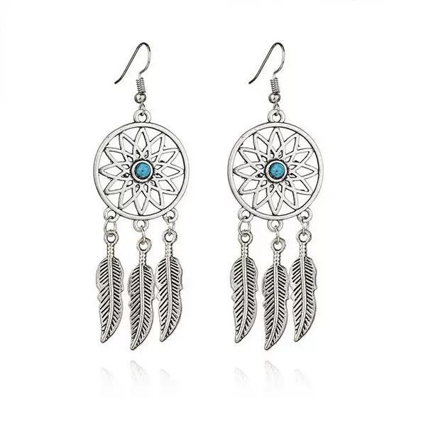 Dream Catcher Alloy Earrings