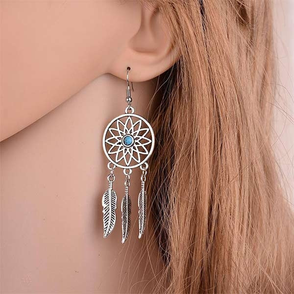 Dream Catcher Alloy Earrings