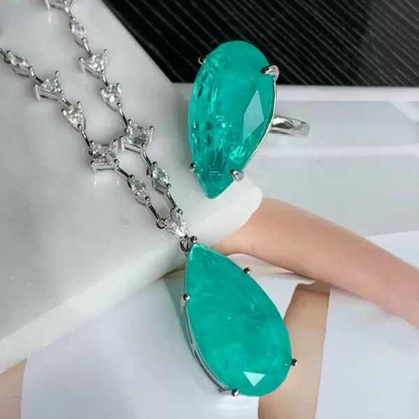 アクセサリー BVLA Beaded Trillion Seafoam Tourmaline Helana 3mm Trillion Sea Foam Tourmaline & 1.25mm Aquamarine