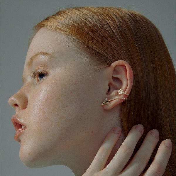 Paper Airplane Wrap Earrings Studs Clips