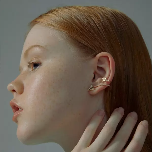 Paper Airplane Wrap Earrings Studs Clips
