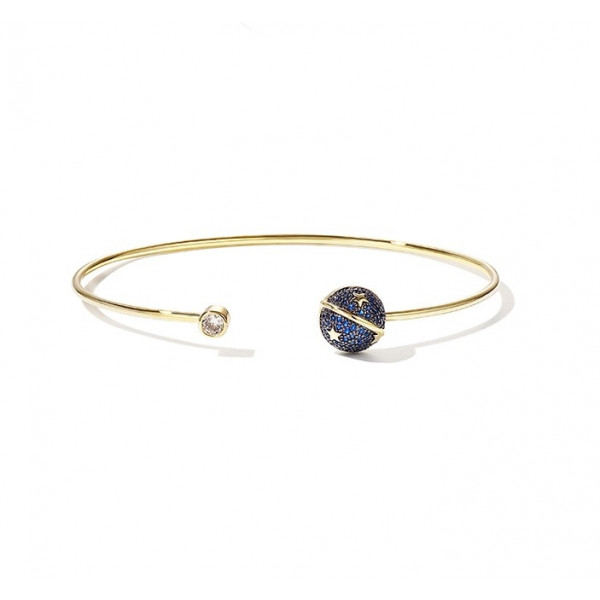 Paper Airplane Opening Bracelet Female