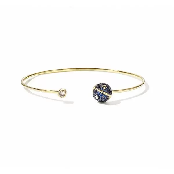 Paper Airplane Opening Bracelet Female
