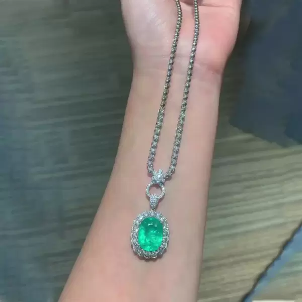 Paraiba Gemstone Necklace