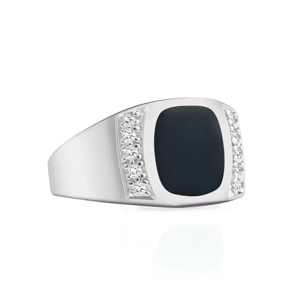 Handmade Modern Sterling Silver Men's Band Ring