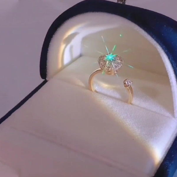 Rotating Sterling Silver Open Ring
