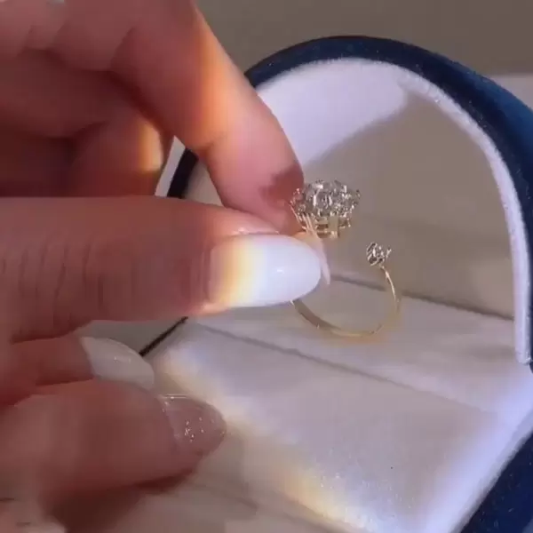 Rotating Sterling Silver Open Ring