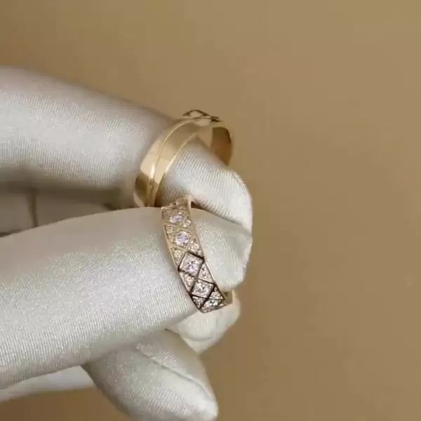 Handmade Wedding Couple Ring in 925 Sterling Silver