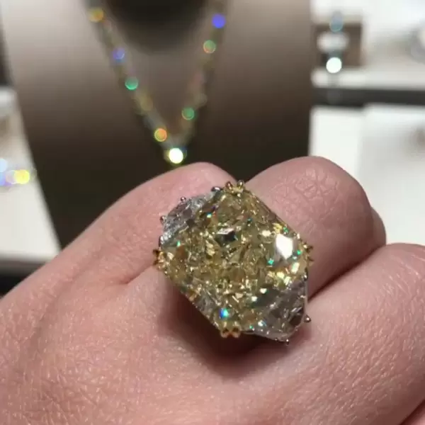 Asscher cut yellow sapphire discount