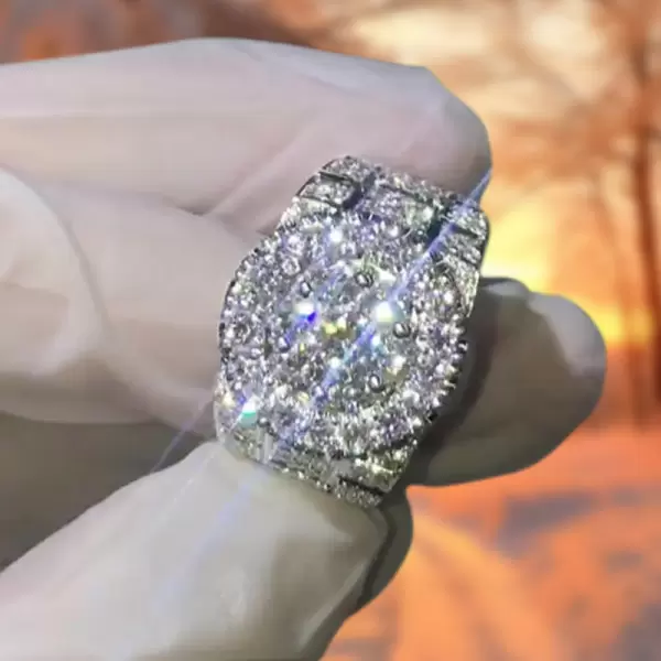Real iced out rings online