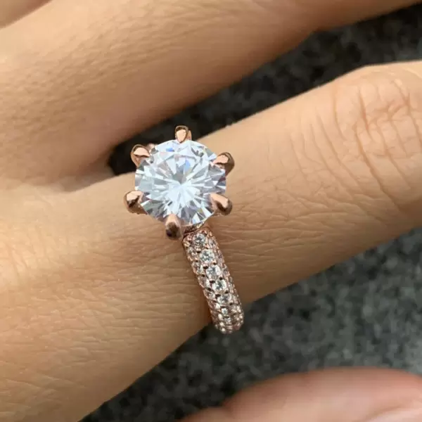 2ct white shop sapphire ring