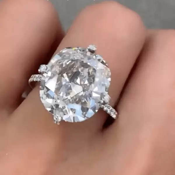 1 carat white sales sapphire engagement ring