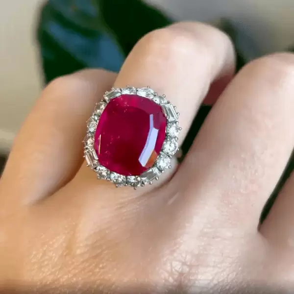 Cushion sales cut ruby
