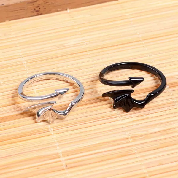 Fashion Angel Devil's Wings Free Open Ring
