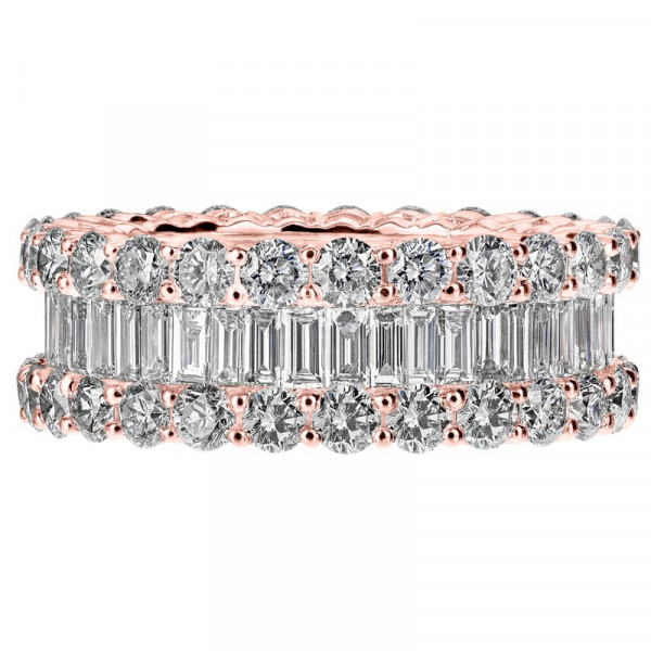 5.44ctw Baguette Cut Eternity Band