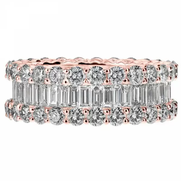 5.44ctw Baguette Cut Eternity Band