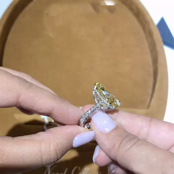 5ct hot sale yellow sapphire