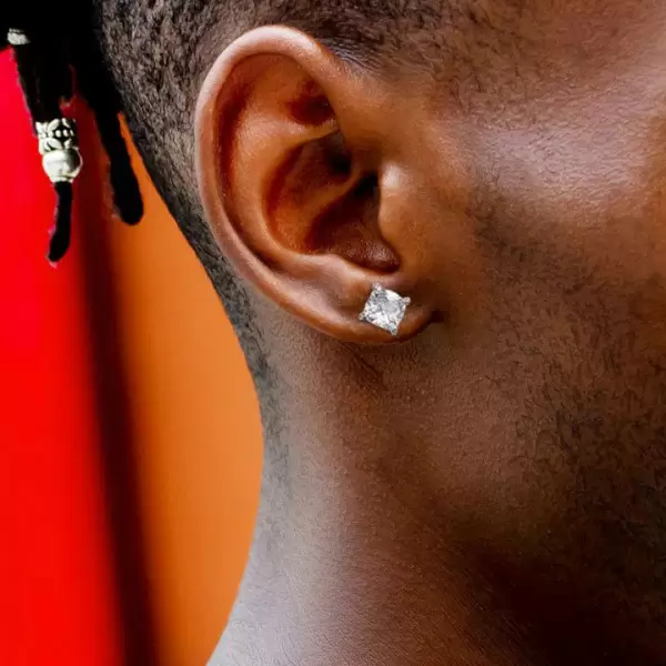 Unisex stud earrings hot sale