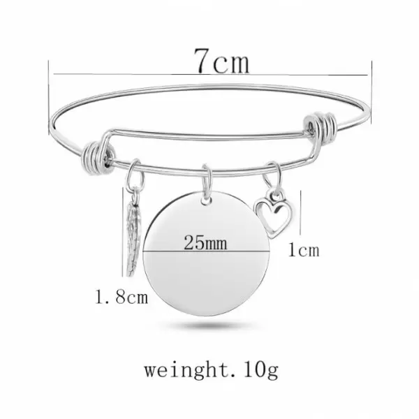 Halloween Nightmare Before Titanium Steel Bracelet
