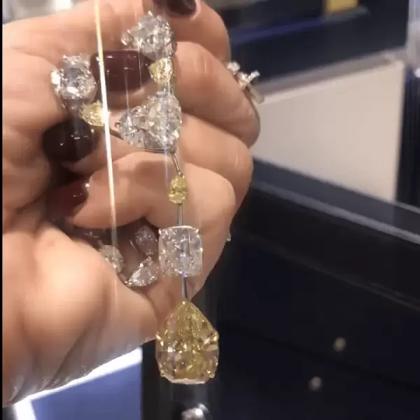 Halo Heart Exquisite Cut Gemstone Necklace