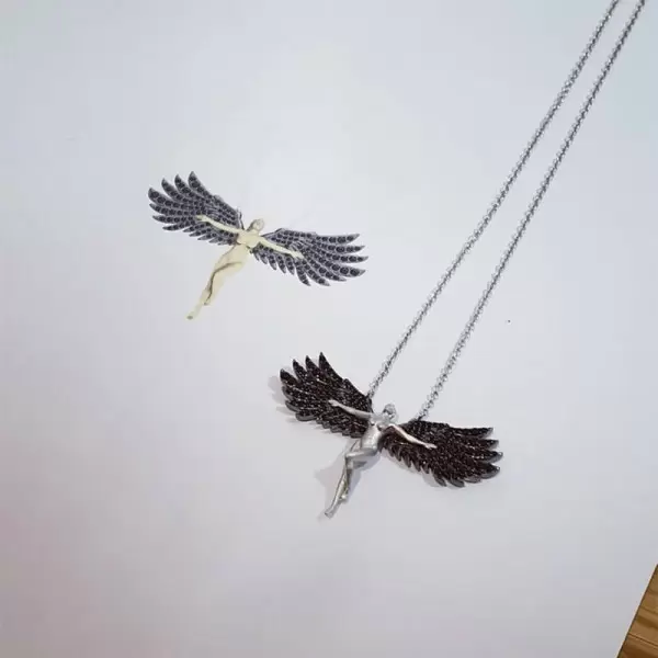 The Flying Night Angel Necklace
