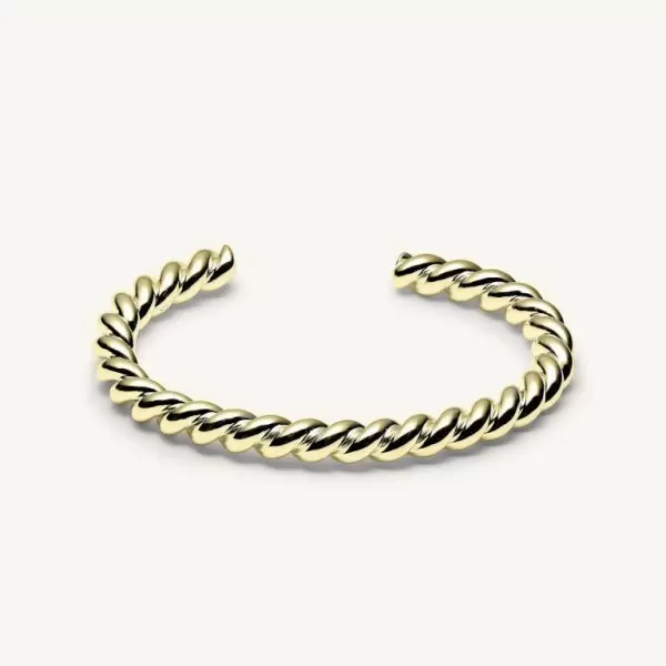 Classic Chunky Twist Cuff Bangle