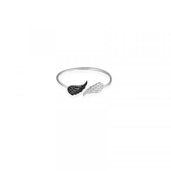 Angel Wings Cuff Bangle Bracelet