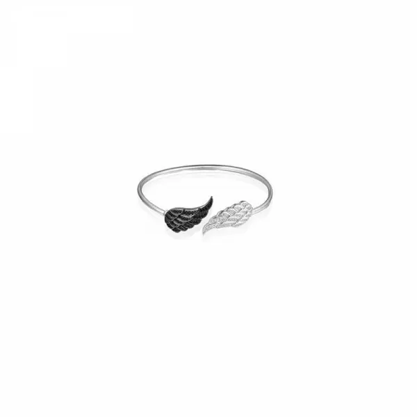 Angel Wings Cuff Bangle Bracelet