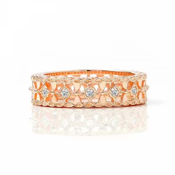 Handmade Rose Gold Vintage Women's Band