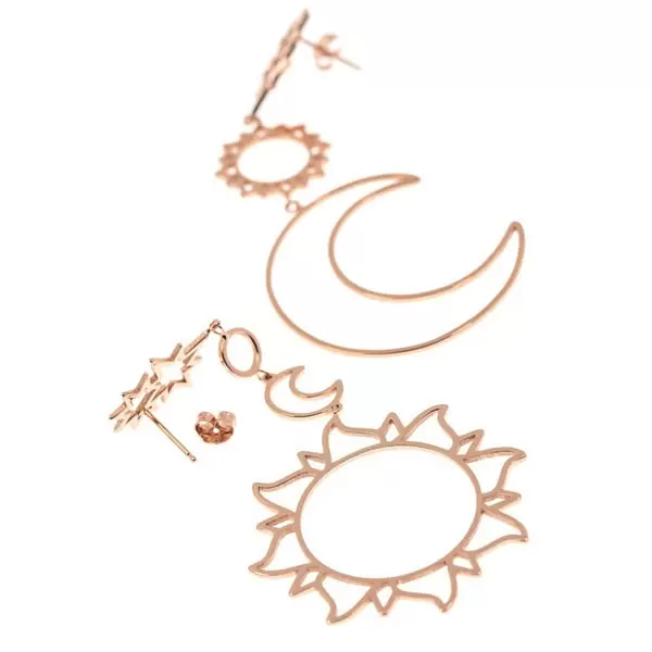 Star Noon Sun Shape Alloy Earring