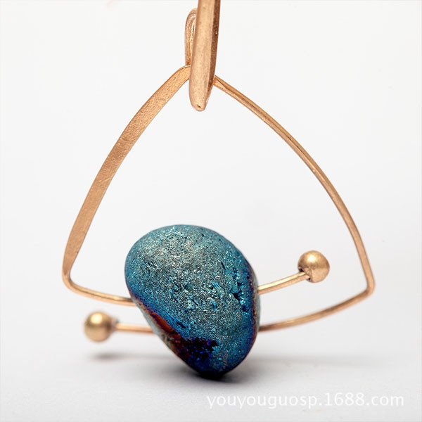 Original Design Natural Stone Earring