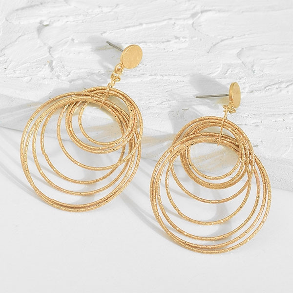 Original Design Bohemian Style Multilayer Circle Earring