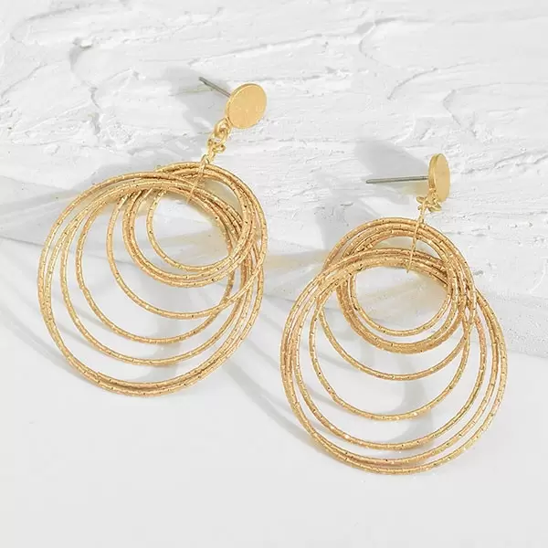 Original Design Bohemian Style Multilayer Circle Earring