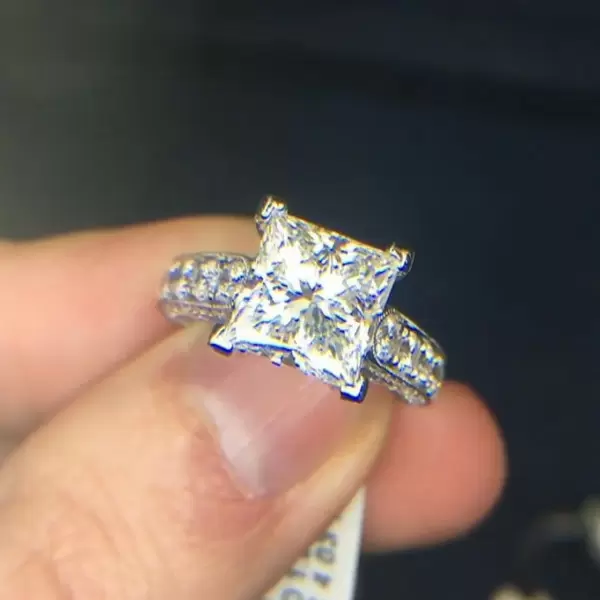 Vintage 4ct Princess Cut Ring