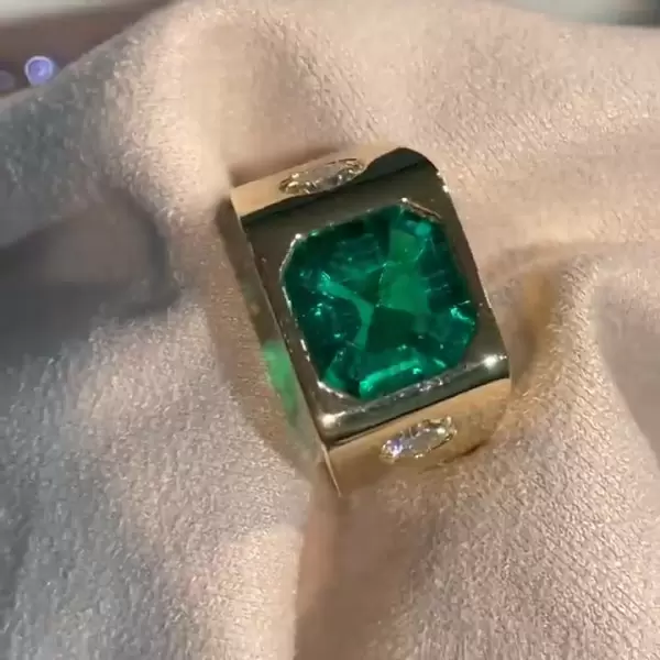 Emerald top asscher cut