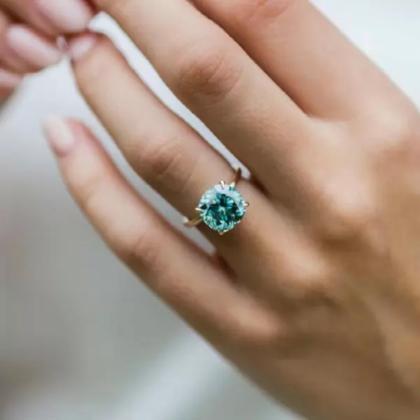 Handmade 3ct Cushion Cut Paraiba Tourmaline Sterling Silver Engagement Ring