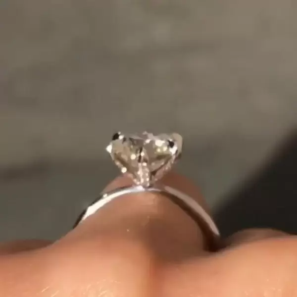 Handmade 6-Prong 1.5CT Round Cut Engagement Ring
