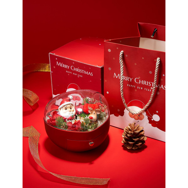 Custom Eternal Flower Ring Box Christmas Gift Box